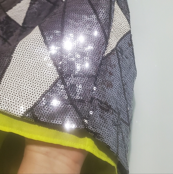 Rampage Sz L BNWT Sequin Skirt - Picture 4 of 13